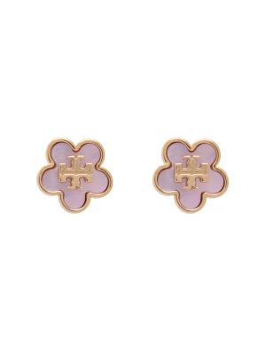 Tory Burch Kolczyki Mop Stud Earrings 157351 Różowy