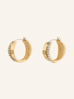 Tory Burch Kreolki Koła Icon Pavé gold