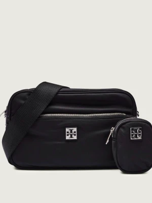 TORY BURCH Listonoszka + saszetka Virginia czarny