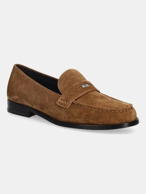 Tory Burch mokasyny zamszowe Classic Penny Loafer