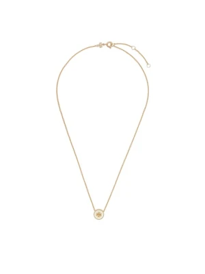Tory Burch Naszyjnik Kira Enamel Pendant 90549 Biały