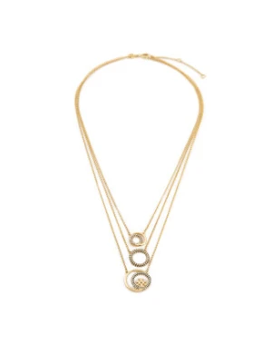 Tory Burch Naszyjnik Miller Pave Layered 163733 Złoty