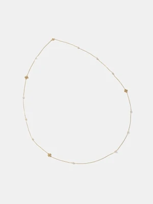 Tory Burch naszyjnik pozłacany Long Kira 157210-137