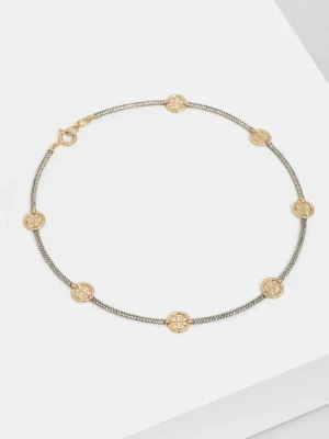 Tory Burch naszyjnik pozłacany Miller 141136
