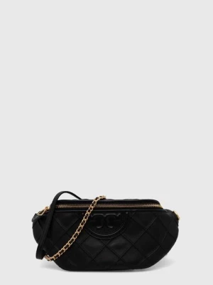 Tory Burch nerka skórzana Fleming Soft kolor czarny 160132.001