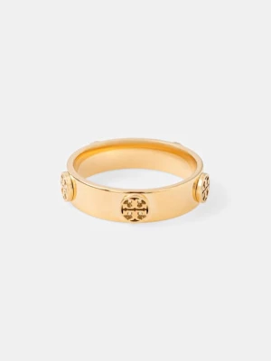 Tory Burch pierścionek damski ze stali nierdzewnej Icon złoty