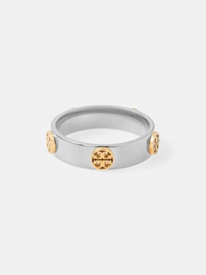 Tory Burch pierścionek damski ze stali nierdzewnej Icon srebrny