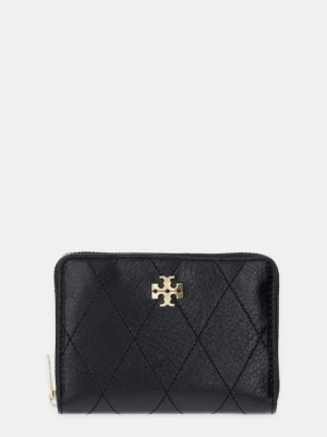 Tory Burch portfel damski skórzany Charlie czarny