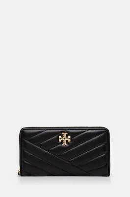 Tory Burch portfel Kira Chevron damski kolor czarny 90348