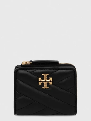 Tory Burch portfel skórzany damski kolor czarny