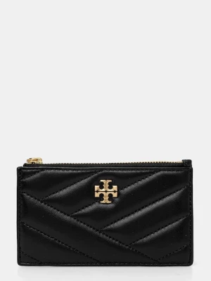 Tory Burch portfel skórzany Kira damski kolor czarny 156556.001