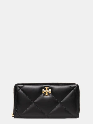 Zdjęcie produktu Tory Burch portfel skórzany Kira Diamond Quilt damski kolor czarny 154989-001
