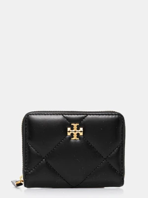 Tory Burch portfel skórzany Kira Diamond Quilt damski kolor czarny 159791-001