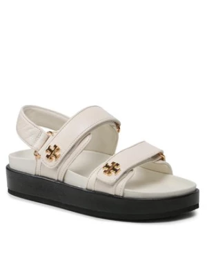 Tory Burch Sandały Kira Sport Sandal Calf Leather 144328 Écru