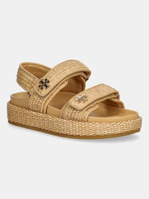 Tory Burch sandały Kira Sport Sandal damskie kolor beżowy 159919-250