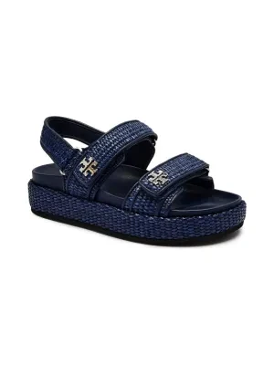 TORY BURCH Sandały KIRA | z dodatkiem skóry