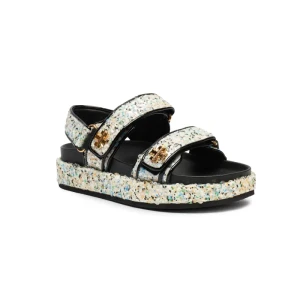 TORY BURCH Sandały KIRA | z dodatkiem skóry