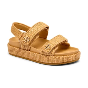 TORY BURCH Sandały KIRA | z dodatkiem skóry