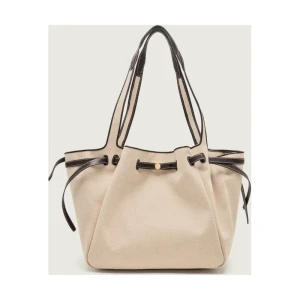 TORY BURCH Shopperka Romy | z dodatkiem skóry