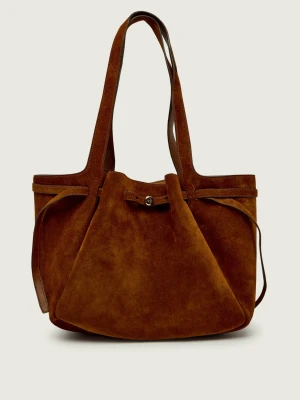 TORY BURCH Shopperka Romy | zamsz
