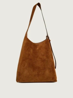 TORY BURCH Shopperka Romy | zamsz