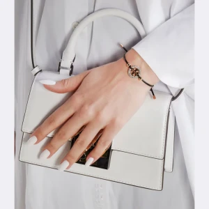 TORY BURCH Skórzana bransoletka Miller Slider