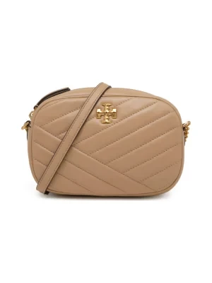 TORY BURCH Skórzana listonoszka Kira Chevron Camera