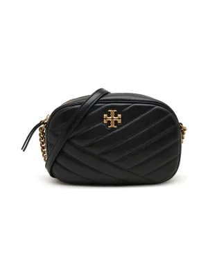 TORY BURCH Skórzana listonoszka Kira Chevron Camera