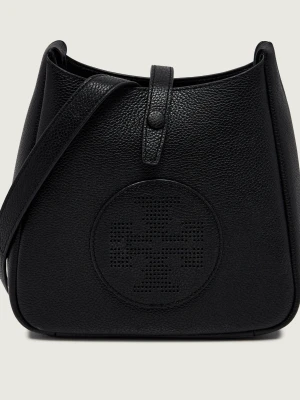 TORY BURCH Skórzana listonoszka Miller Swing czarny