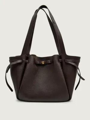 TORY BURCH Skórzana shopperka Romy Large