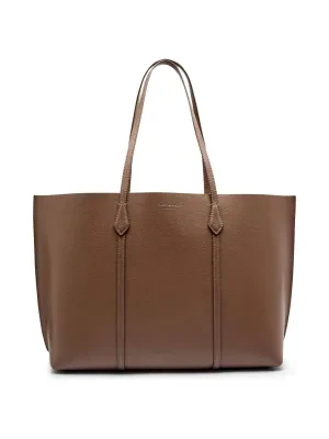 TORY BURCH Skórzana shopperka + saszetka Perry