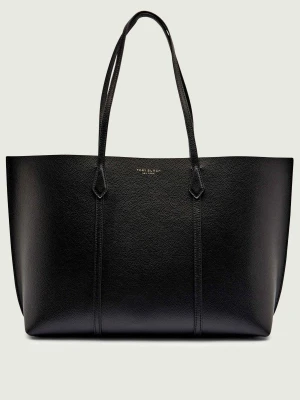 TORY BURCH Skórzana shopperka + saszetka Perry