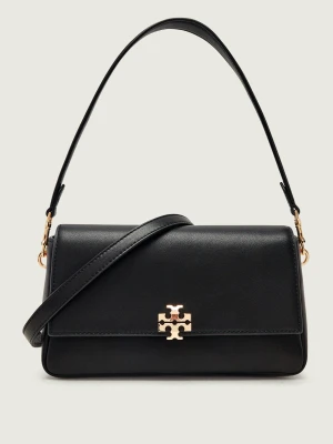TORY BURCH Skórzana torebka na ramię Charlie czarny