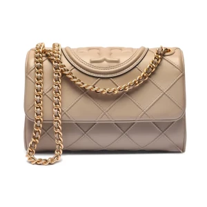 TORY BURCH Skórzana torebka na ramię Fleming