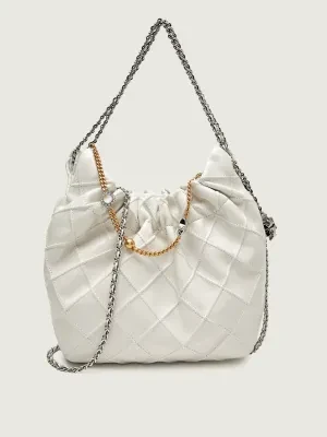 TORY BURCH Skórzana torebka na ramię Fleming