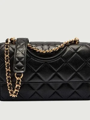 TORY BURCH Skórzana torebka na ramię Fleming