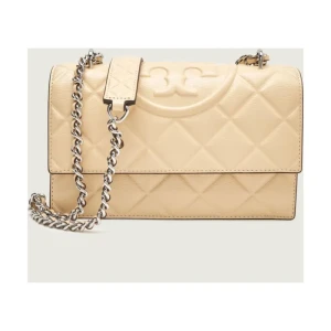 TORY BURCH Skórzana torebka na ramię Fleming