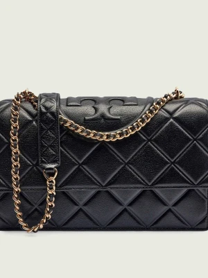 TORY BURCH Skórzana torebka na ramię Fleming