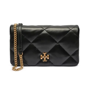 TORY BURCH Skórzana torebka na ramię Kira Diamond
