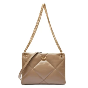 TORY BURCH Skórzana torebka na ramię Kira Diamond