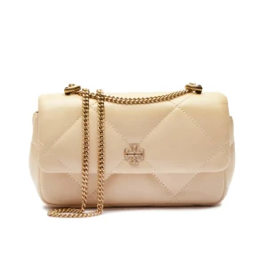 TORY BURCH Skórzana torebka na ramię Kira Diamond