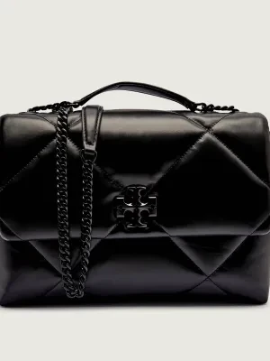 TORY BURCH Skórzana torebka na ramię Kira Diamond