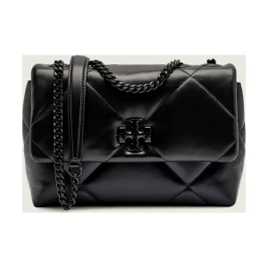 TORY BURCH Skórzana torebka na ramię Kira Diamond