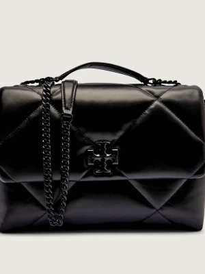 TORY BURCH Skórzana torebka na ramię Kira Diamond
