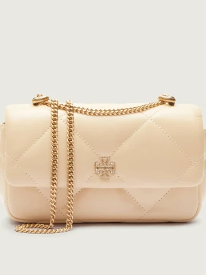TORY BURCH Skórzana torebka na ramię Kira Diamond