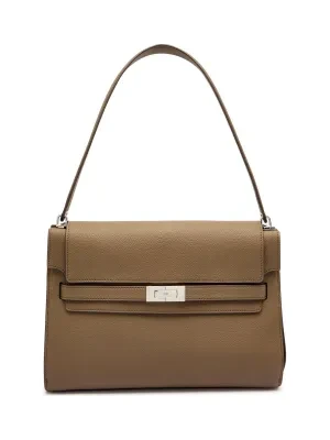 TORY BURCH Skórzana torebka na ramię Lee Radziwill Pebble