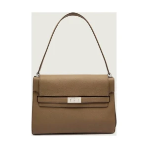 TORY BURCH Skórzana torebka na ramię Lee Radziwill Pebble