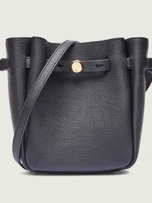 TORY BURCH Skórzana torebka na ramię Romy czarny