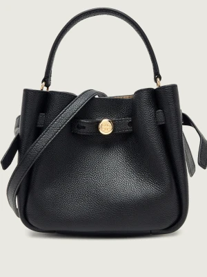 TORY BURCH Skórzana torebka na ramię Romy czarny