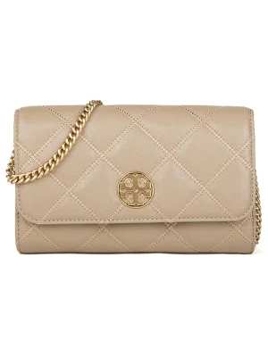 Tory Burch Skórzana torebka w kolorze beżowym - 20 x 11 x 5 cm rozmiar: onesize